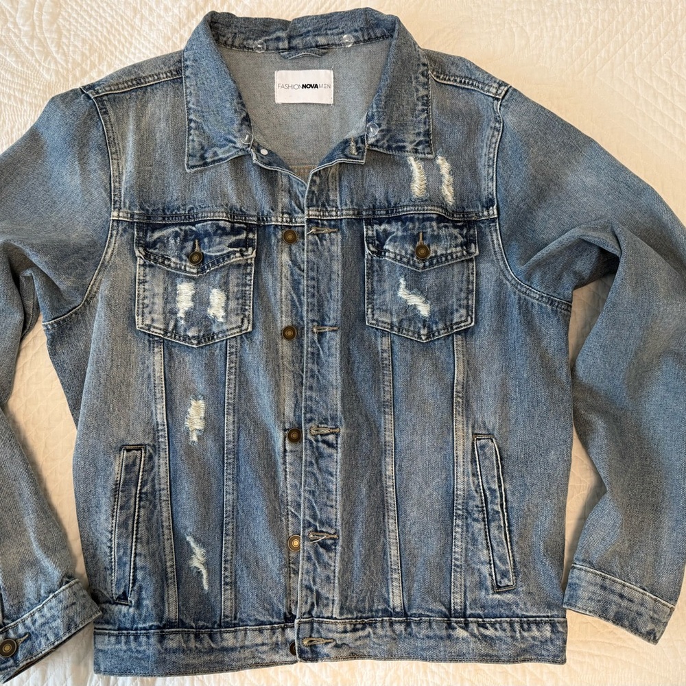 Men’s Fashion Nova Blue Denim Jacket